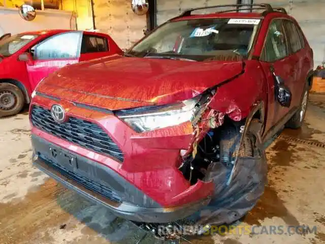 2 Photograph of a damaged car 2T3A1RFV8KC011501 TOYOTA RAV4 XLE P 2019