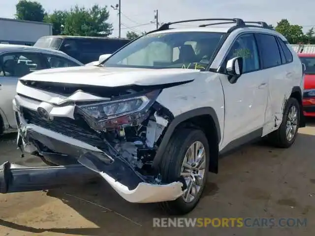 2 Photograph of a damaged car 2T3A1RFV9KW035353 TOYOTA RAV4 XLE P 2019