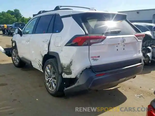 3 Photograph of a damaged car 2T3A1RFV9KW035353 TOYOTA RAV4 XLE P 2019