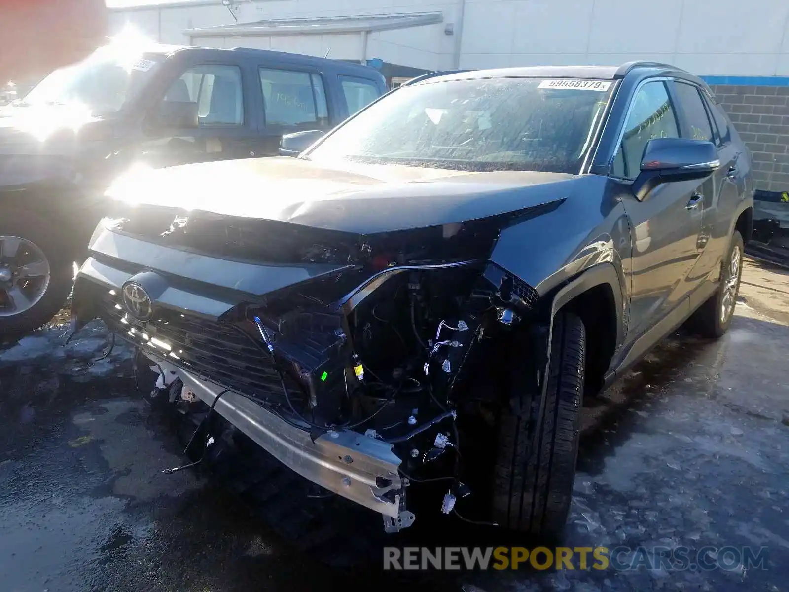 2 Photograph of a damaged car 2T3A1RFVXKC030406 TOYOTA RAV4 XLE P 2019