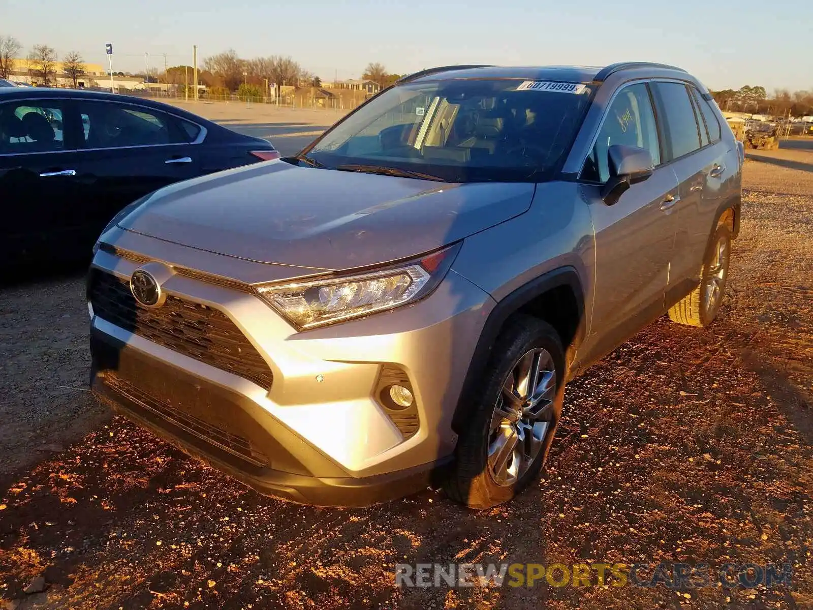 2 Photograph of a damaged car 2T3C1RFV2KC012622 TOYOTA RAV4 XLE P 2019