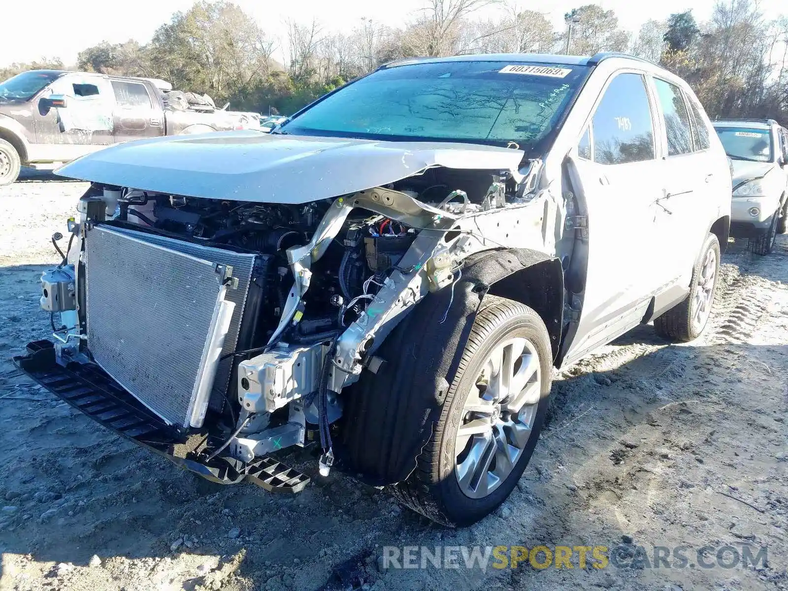 2 Photograph of a damaged car 2T3C1RFV5KC002585 TOYOTA RAV4 XLE P 2019