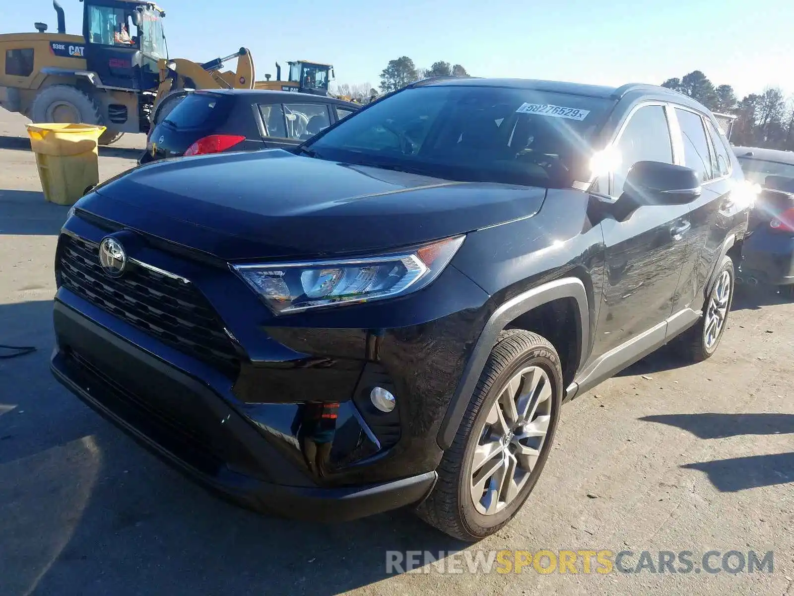 2 Photograph of a damaged car 2T3C1RFVXKC014988 TOYOTA RAV4 XLE P 2019