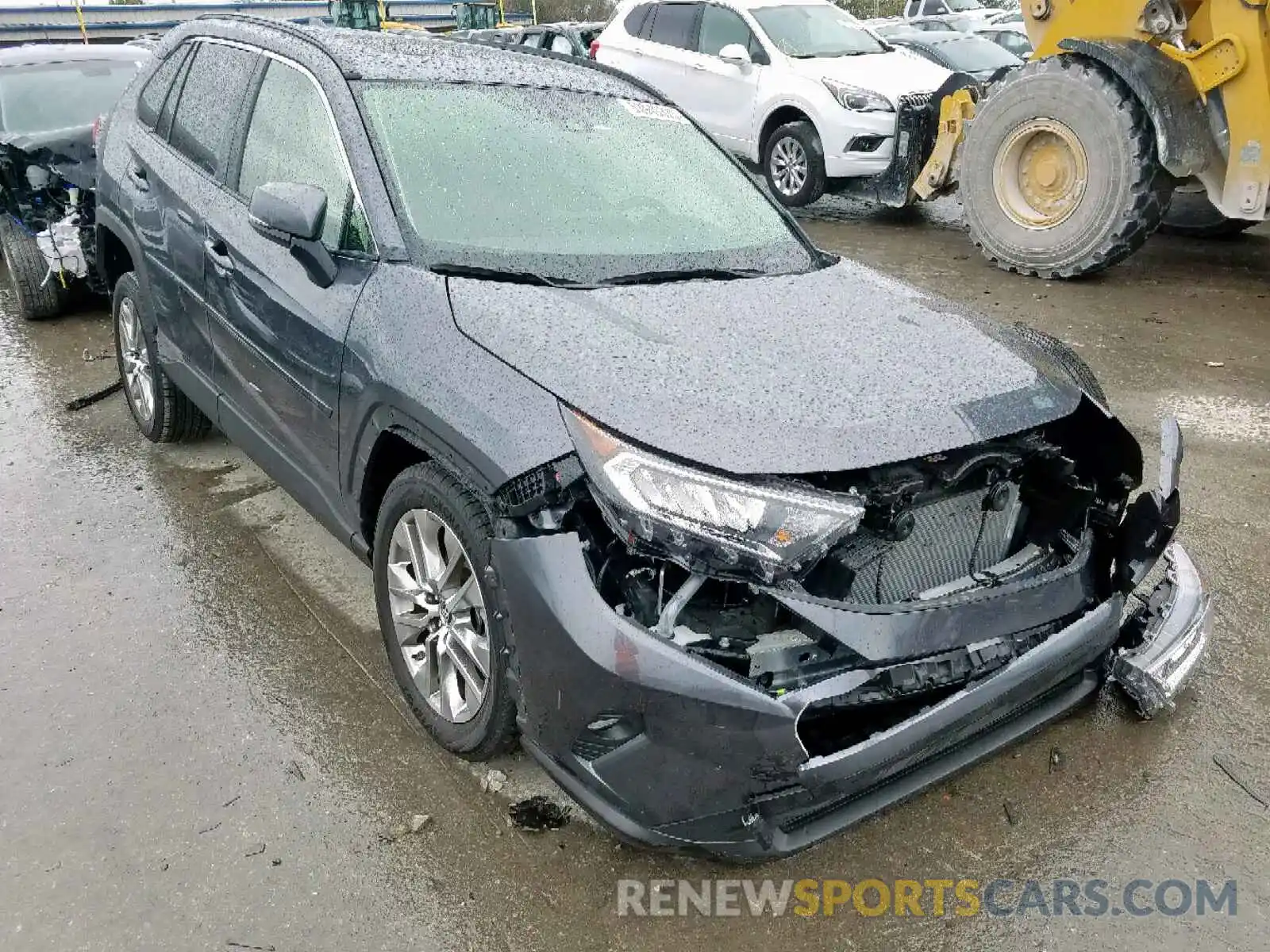 1 Photograph of a damaged car JTMA1RFV6KD021729 TOYOTA RAV4 XLE P 2019