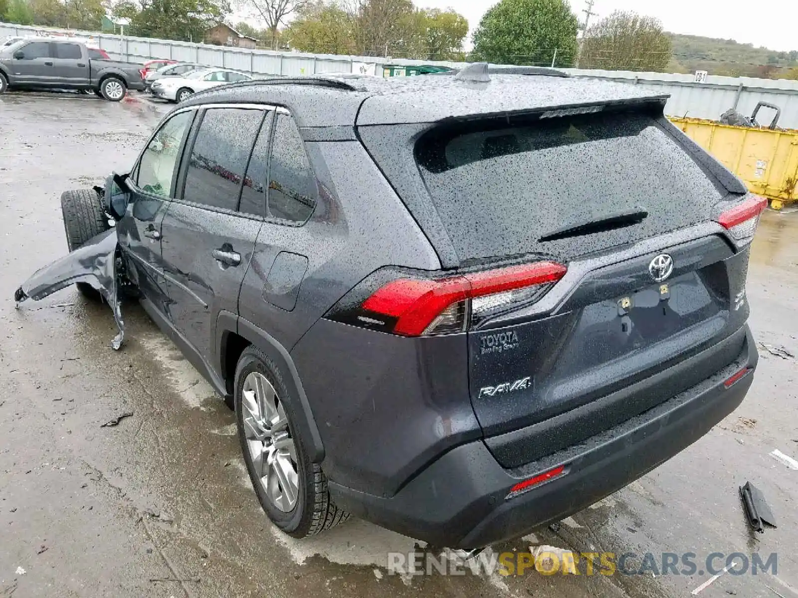 3 Photograph of a damaged car JTMA1RFV6KD021729 TOYOTA RAV4 XLE P 2019