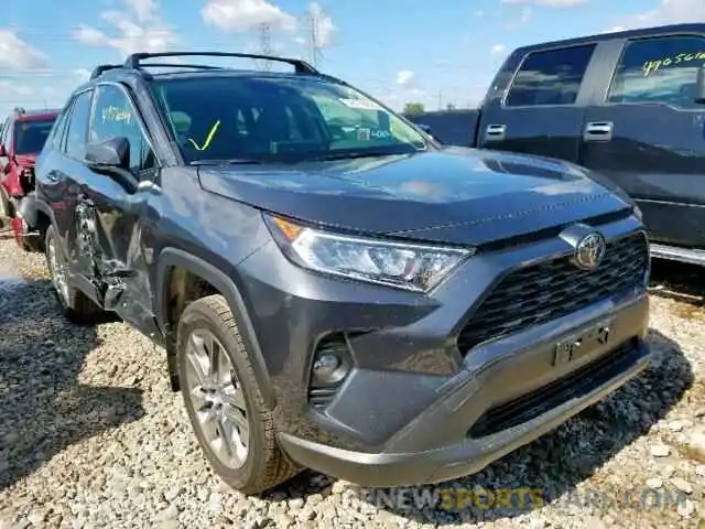 1 Photograph of a damaged car JTMA1RFVXKD014959 TOYOTA RAV4 XLE P 2019