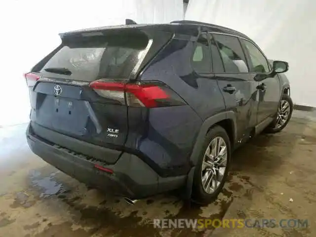 4 Photograph of a damaged car JTMA1RFVXKD023144 TOYOTA RAV4 XLE P 2019