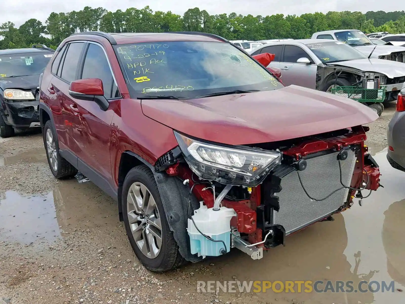 1 Photograph of a damaged car JTMC1RFV1KD512010 TOYOTA RAV4 XLE P 2019