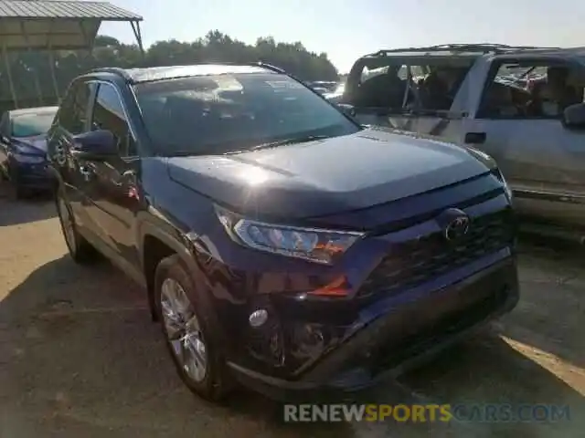 1 Фотография поврежденного автомобиля JTMC1RFV4KD020796 TOYOTA RAV4 XLE P 2019