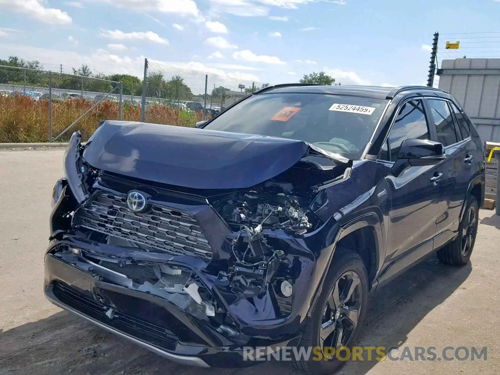 2 Photograph of a damaged car 2T3EWRFV1KW032403 TOYOTA RAV4 XSE 2019