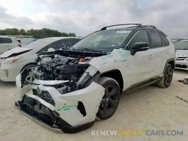 2 Photograph of a damaged car JTMEWRFV5KJ021192 TOYOTA RAV4 XSE 2019