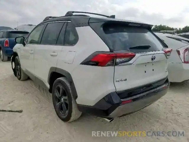 3 Photograph of a damaged car JTMEWRFV5KJ021192 TOYOTA RAV4 XSE 2019