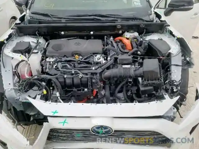 7 Фотография поврежденного автомобиля JTMEWRFV5KJ021192 TOYOTA RAV4 XSE 2019