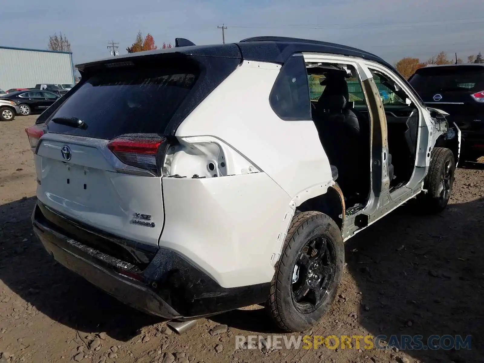 4 Photograph of a damaged car JTMEWRFV8KD509082 TOYOTA RAV4 XSE 2019