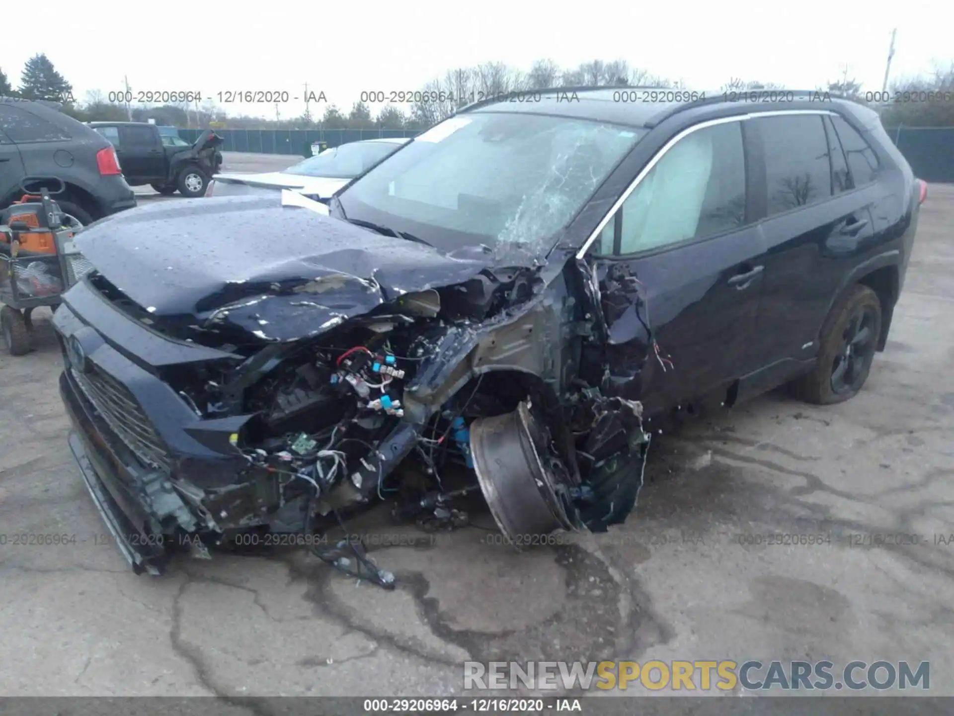 2 Photograph of a damaged car 2T3E6RFV5MW005806 TOYOTA RAV4 XSE 2021