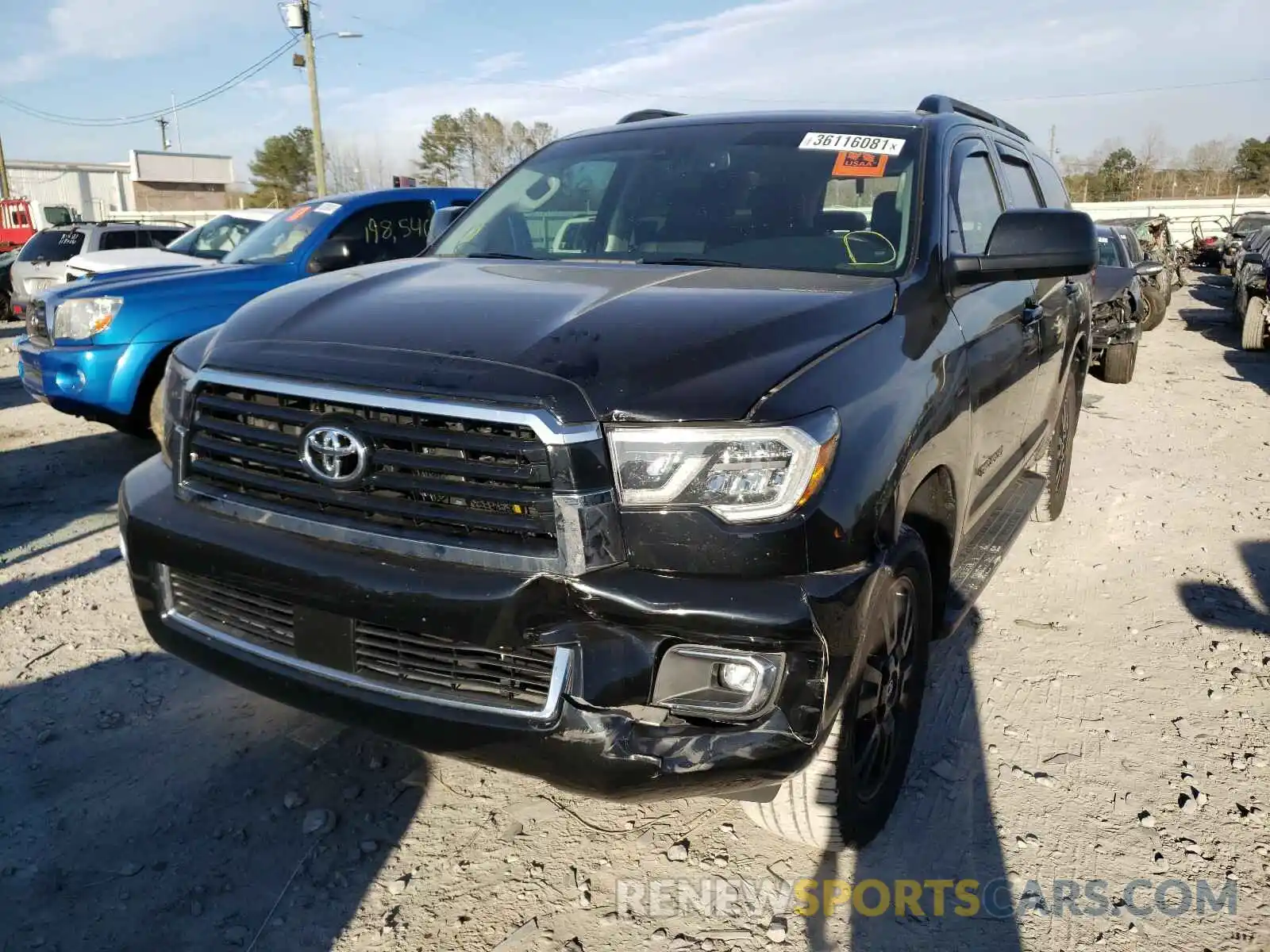 2 Photograph of a damaged car 5TDBY5G10KS165804 TOYOTA SEQUOIA 2019