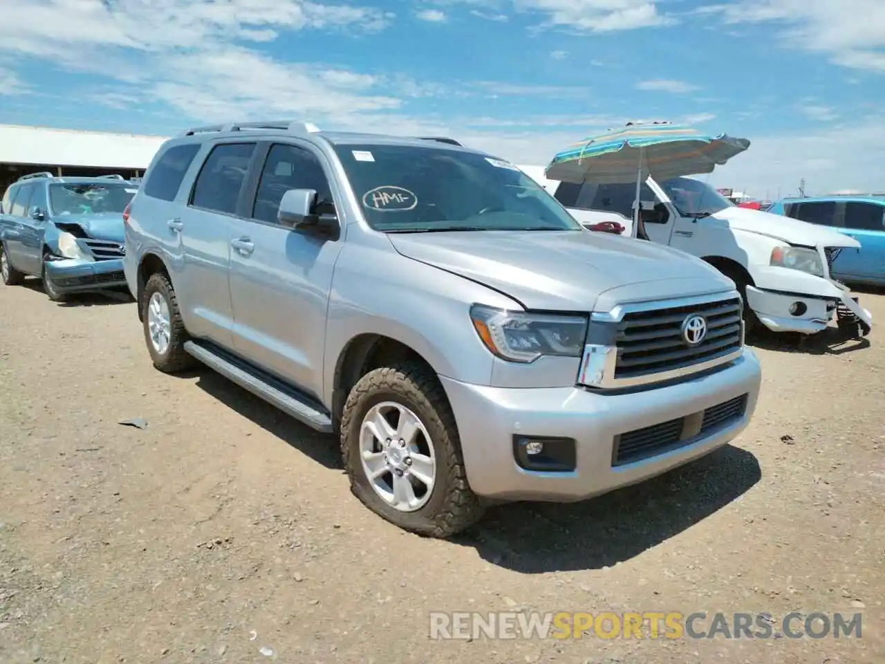 1 Фотография поврежденного автомобиля 5TDBY5G10KS168430 TOYOTA SEQUOIA 2019