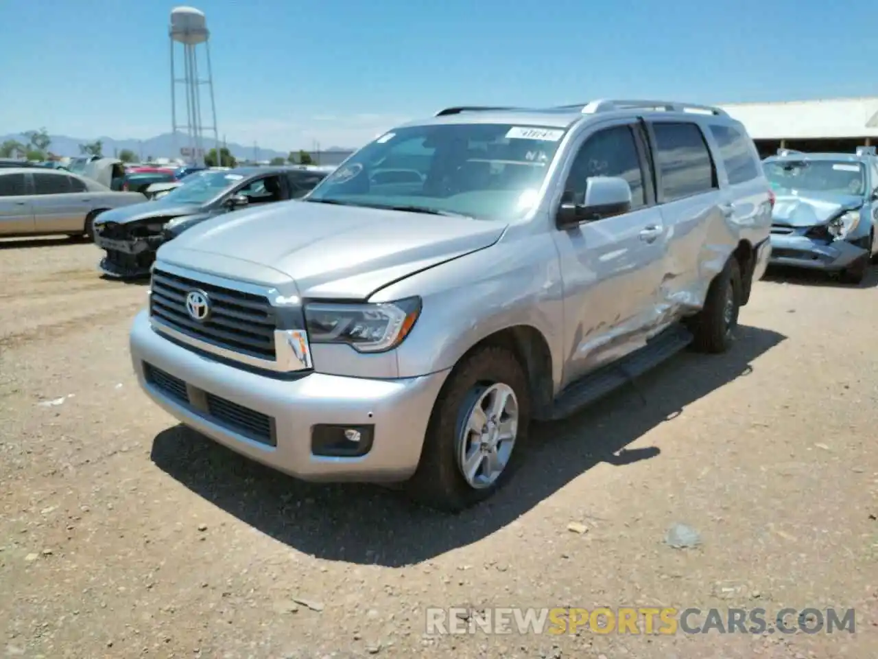 2 Photograph of a damaged car 5TDBY5G10KS168430 TOYOTA SEQUOIA 2019