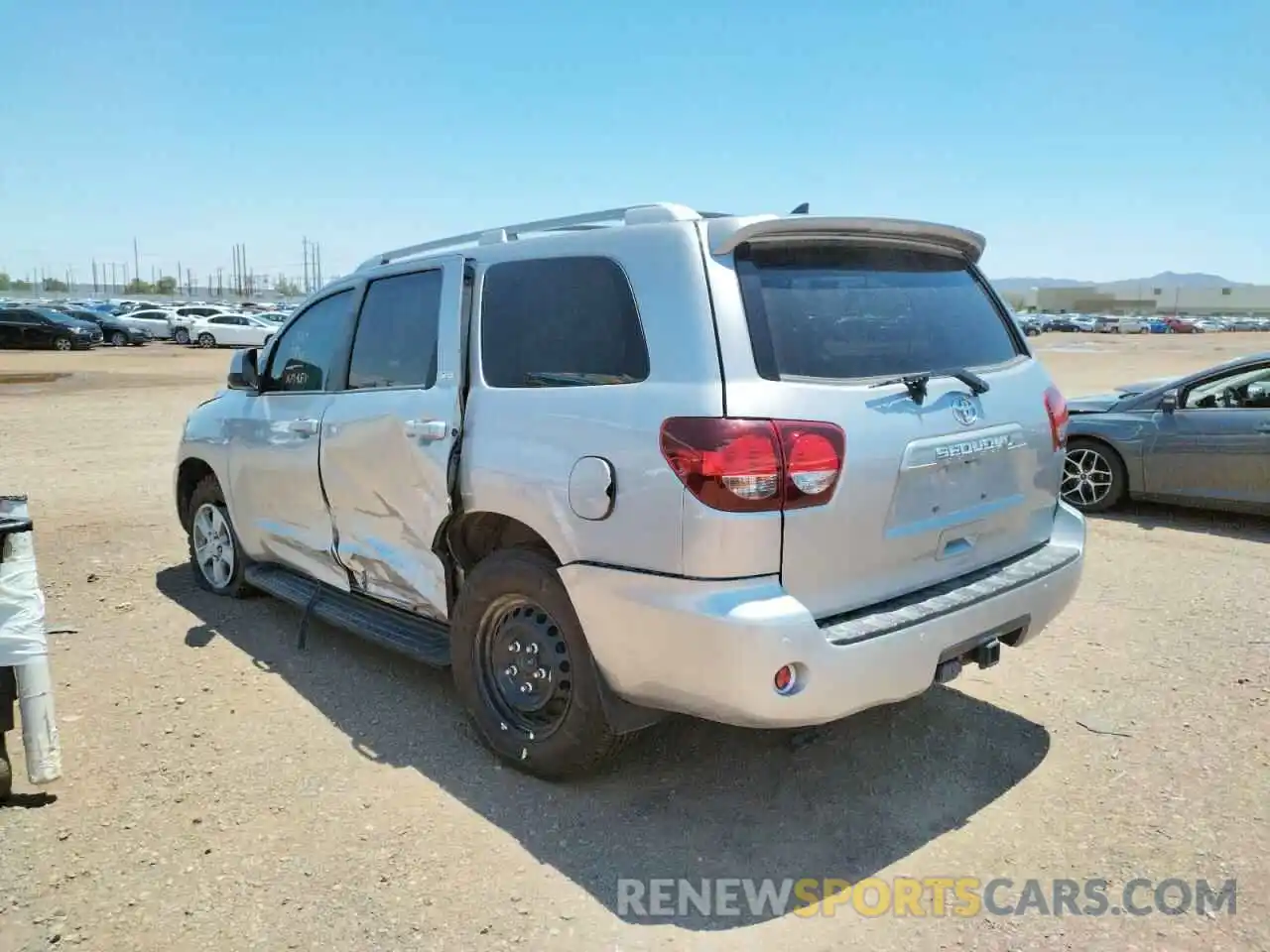 3 Фотография поврежденного автомобиля 5TDBY5G10KS168430 TOYOTA SEQUOIA 2019