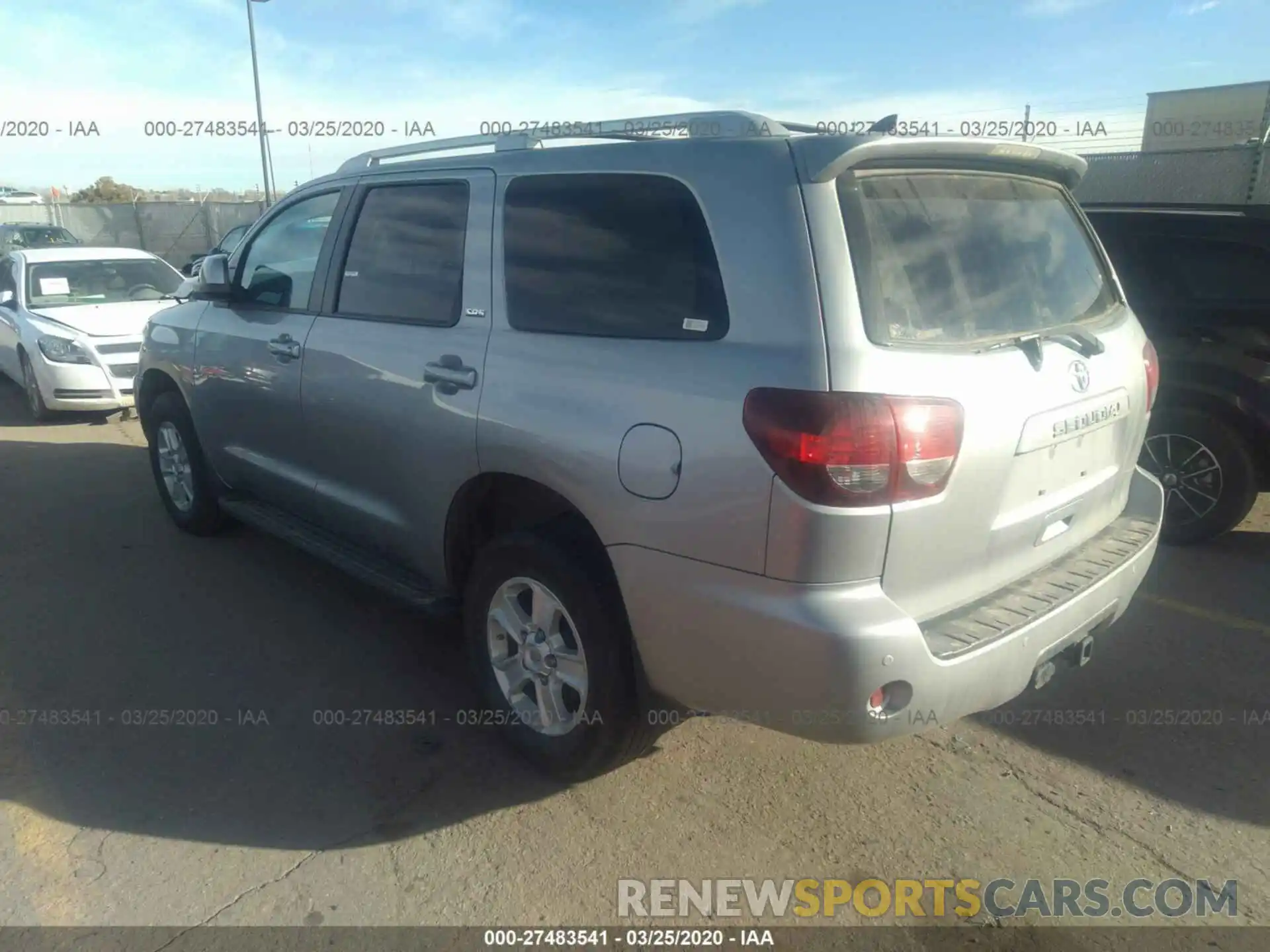 3 Photograph of a damaged car 5TDBY5G10KS169013 TOYOTA SEQUOIA 2019