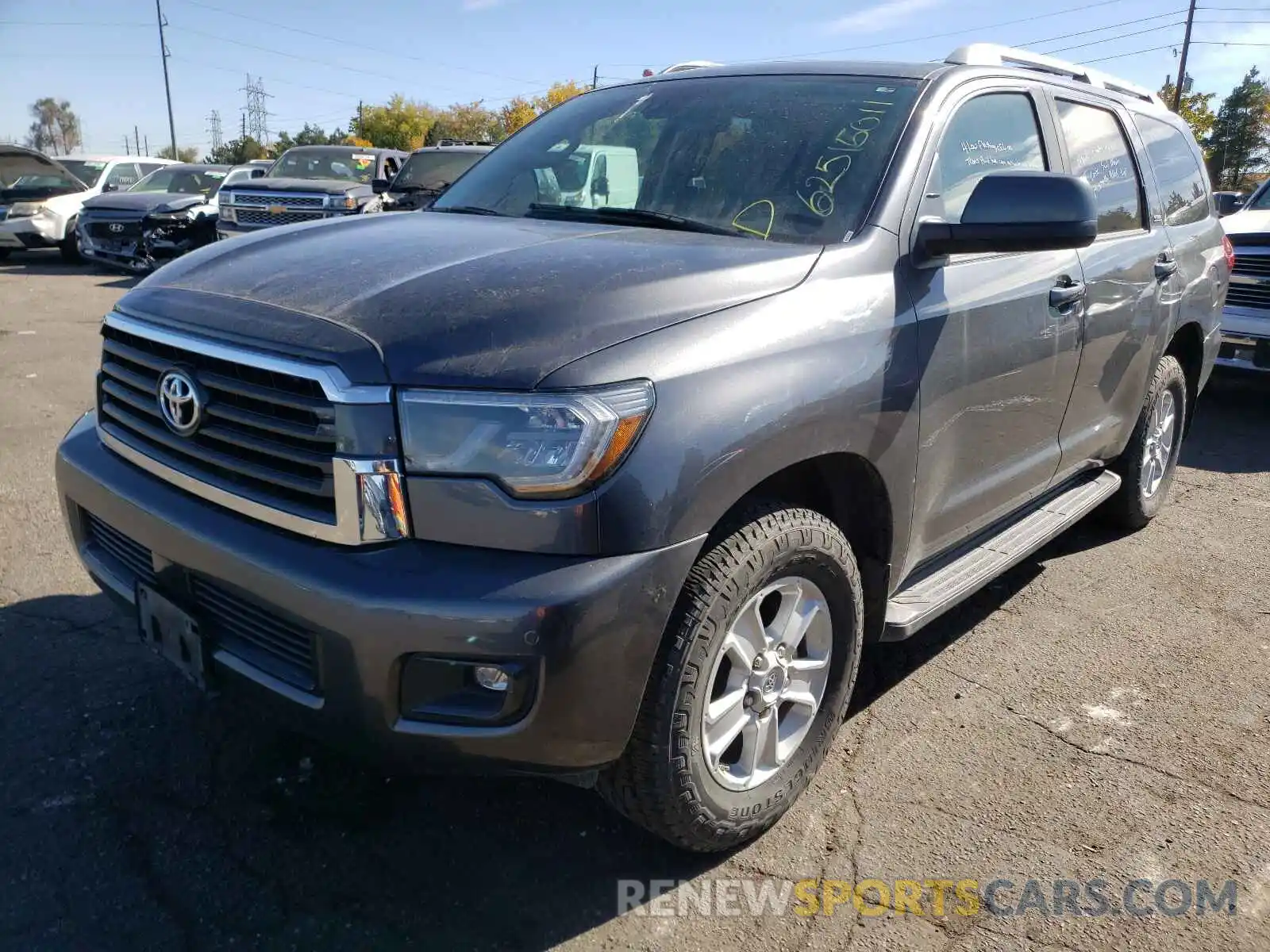 2 Photograph of a damaged car 5TDBY5G10KS169741 TOYOTA SEQUOIA 2019