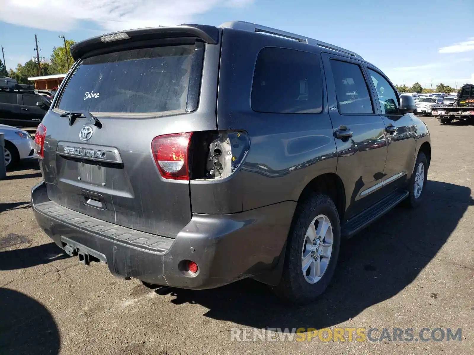 4 Фотография поврежденного автомобиля 5TDBY5G10KS169741 TOYOTA SEQUOIA 2019