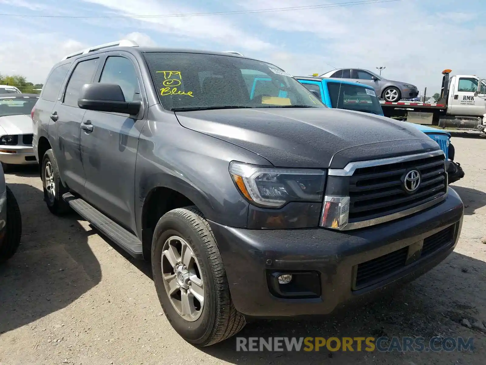 1 Photograph of a damaged car 5TDBY5G10KS170999 TOYOTA SEQUOIA 2019