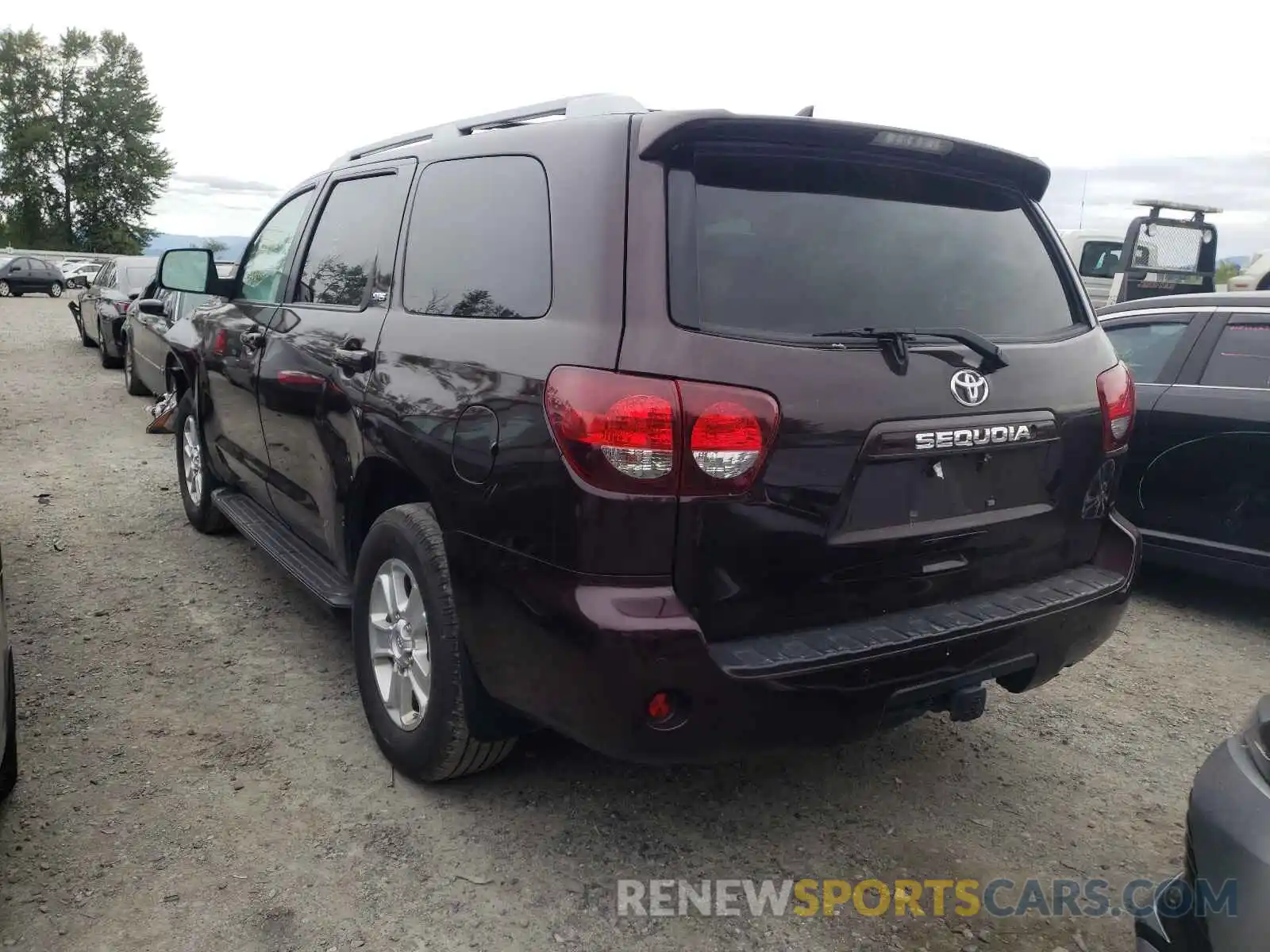 3 Photograph of a damaged car 5TDBY5G10KS173126 TOYOTA SEQUOIA 2019