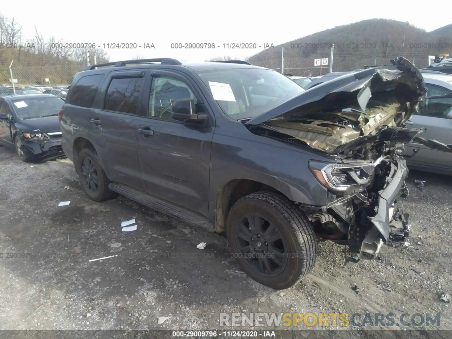 1 Photograph of a damaged car 5TDBY5G11KS167349 TOYOTA SEQUOIA 2019