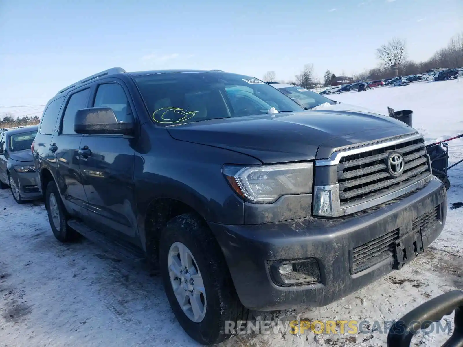 1 Photograph of a damaged car 5TDBY5G11KS169621 TOYOTA SEQUOIA 2019