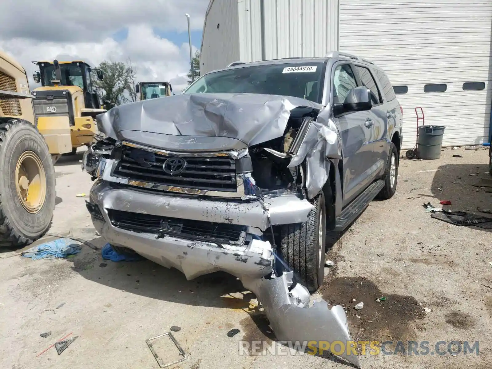 2 Photograph of a damaged car 5TDBY5G11KS173796 TOYOTA SEQUOIA 2019