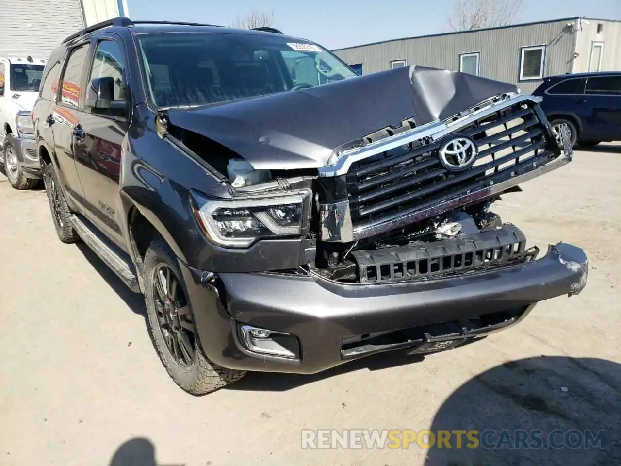 1 Photograph of a damaged car 5TDBY5G11KS174270 TOYOTA SEQUOIA 2019