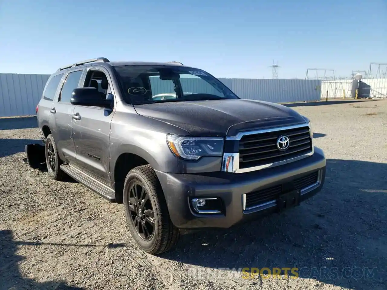 1 Photograph of a damaged car 5TDBY5G12KS165707 TOYOTA SEQUOIA 2019