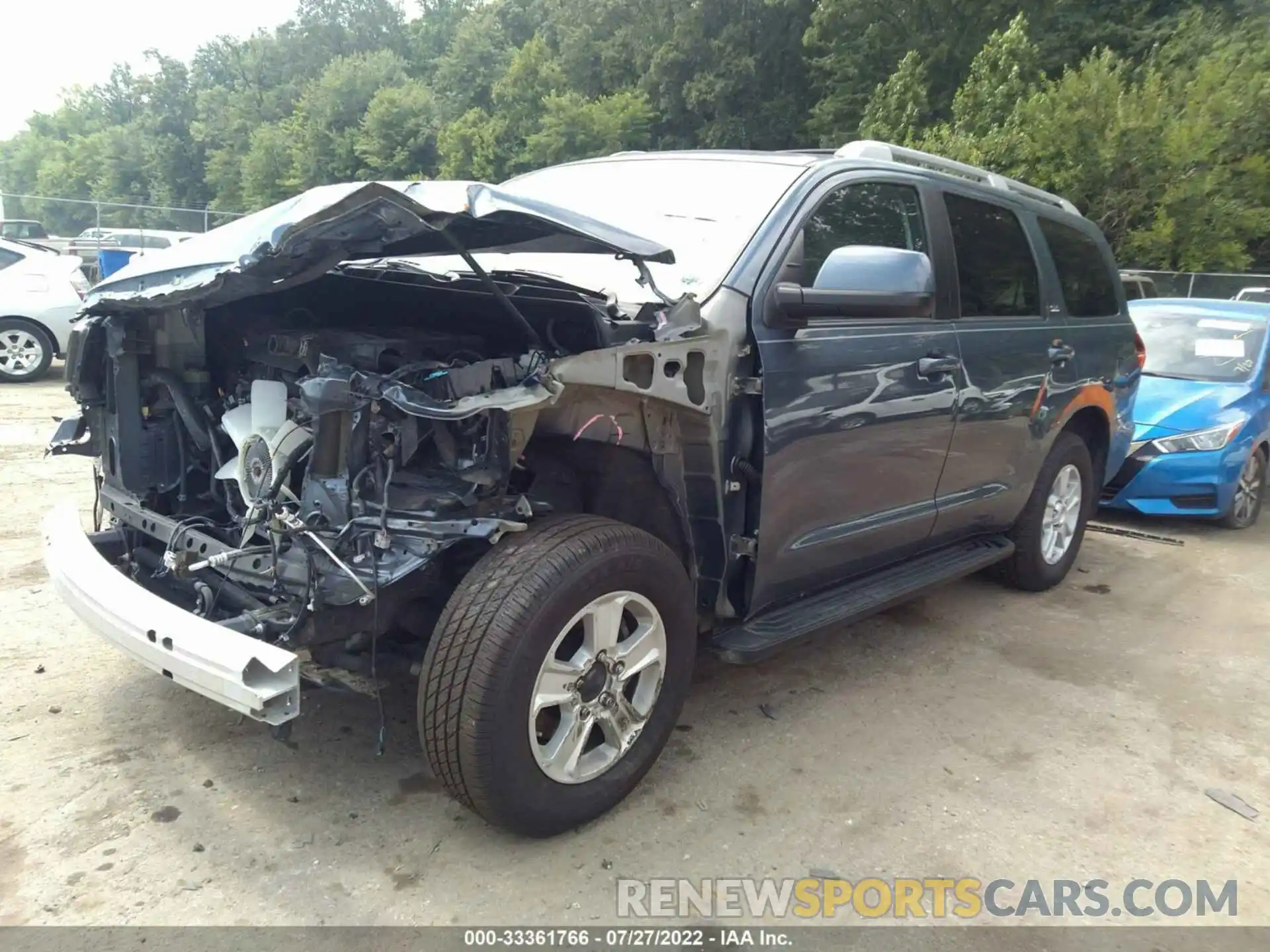 2 Photograph of a damaged car 5TDBY5G12KS168672 TOYOTA SEQUOIA 2019