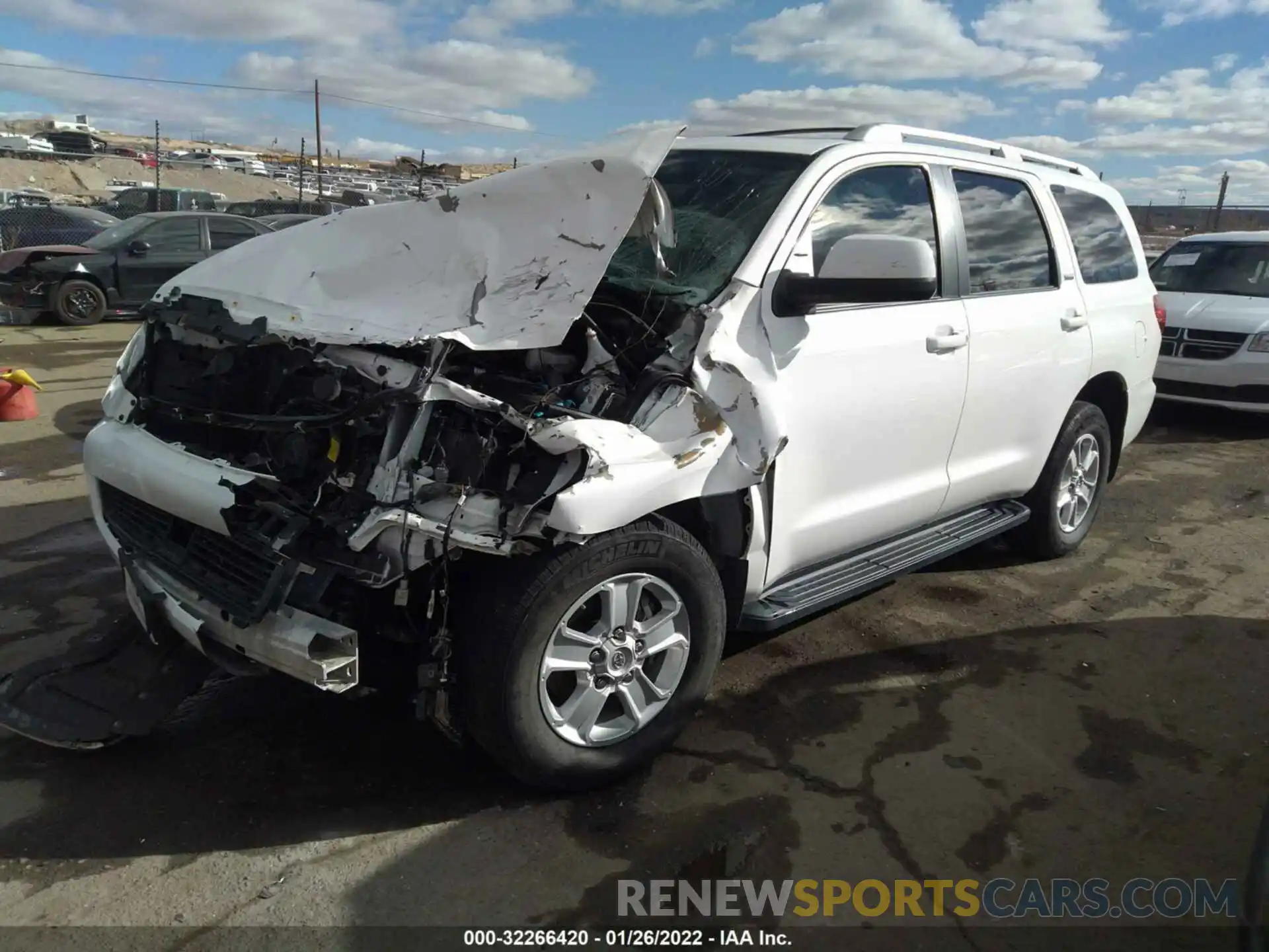 2 Photograph of a damaged car 5TDBY5G12KS168719 TOYOTA SEQUOIA 2019