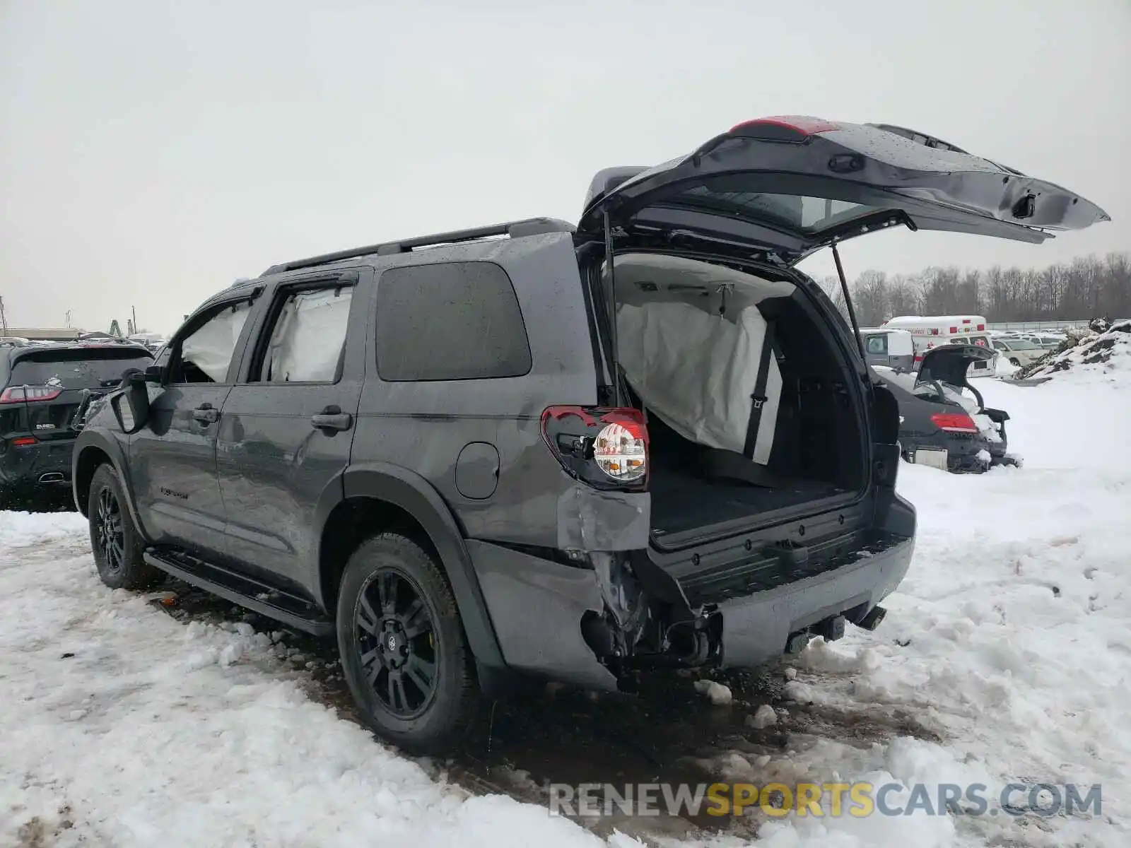 3 Фотография поврежденного автомобиля 5TDBY5G12KS169093 TOYOTA SEQUOIA 2019