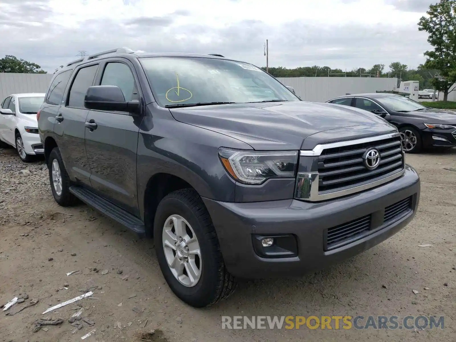 1 Photograph of a damaged car 5TDBY5G12KS169885 TOYOTA SEQUOIA 2019