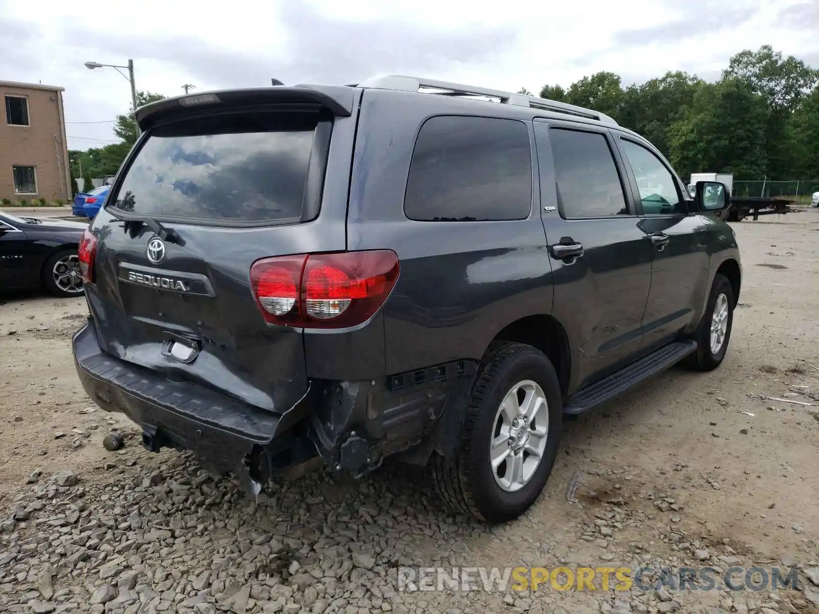 4 Photograph of a damaged car 5TDBY5G12KS169885 TOYOTA SEQUOIA 2019