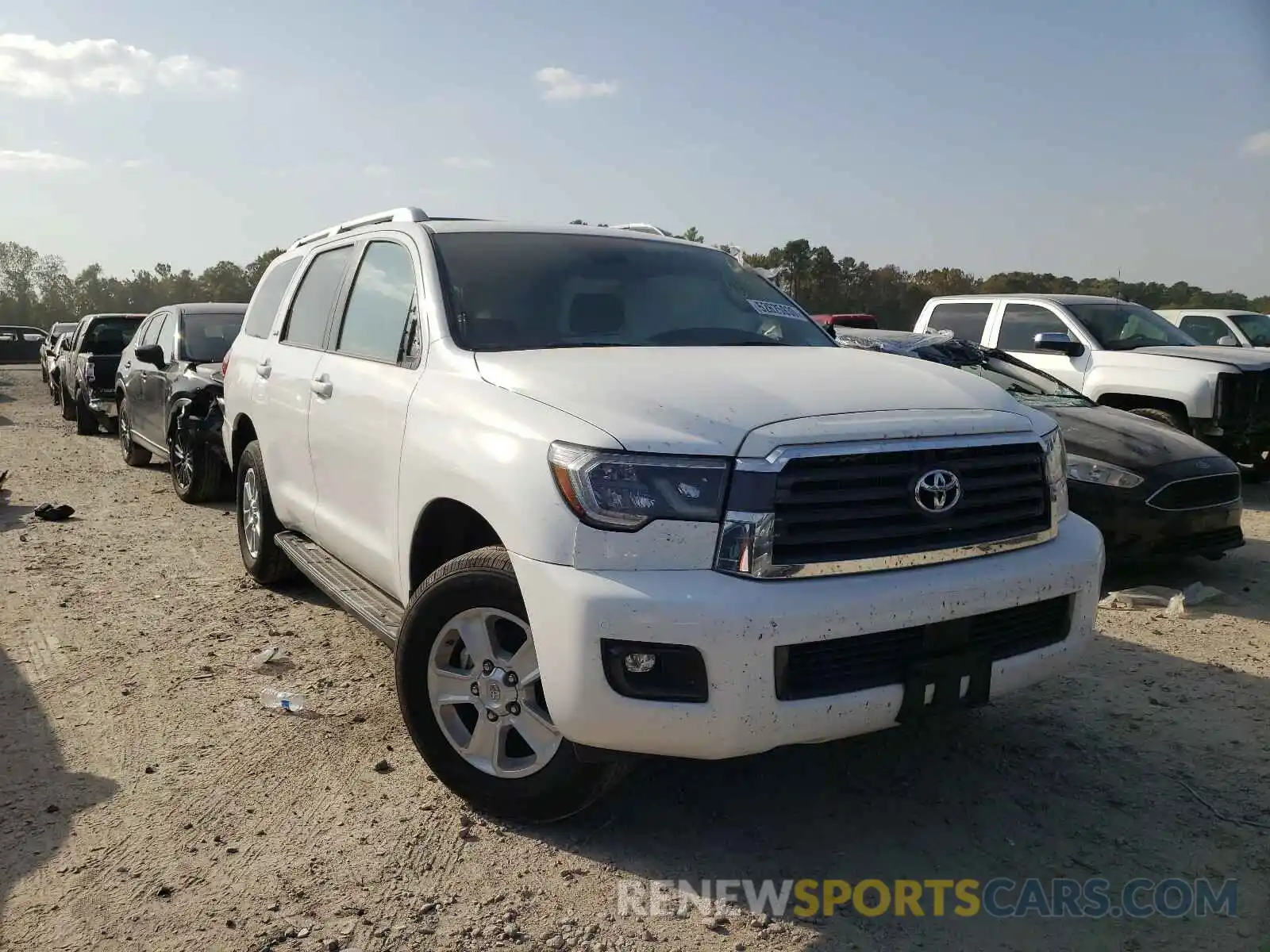 1 Photograph of a damaged car 5TDBY5G12KS169899 TOYOTA SEQUOIA 2019