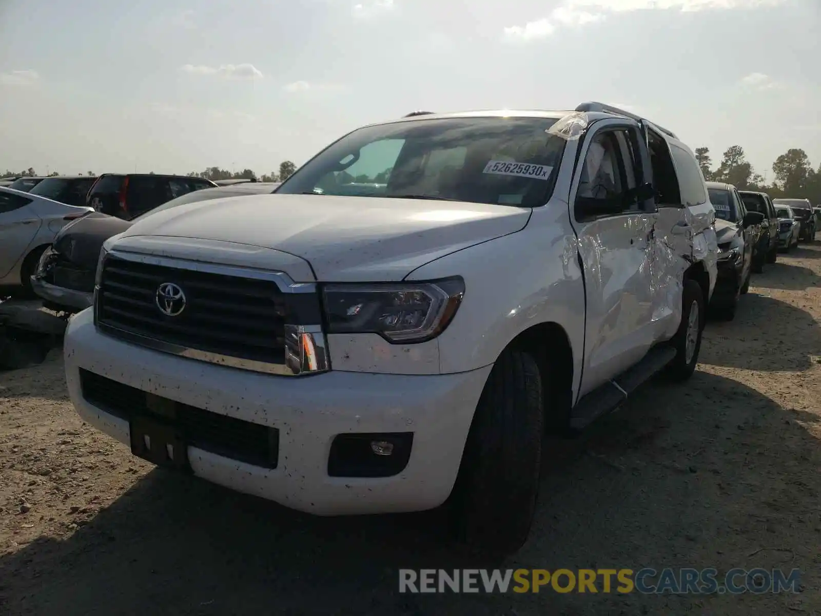 2 Photograph of a damaged car 5TDBY5G12KS169899 TOYOTA SEQUOIA 2019