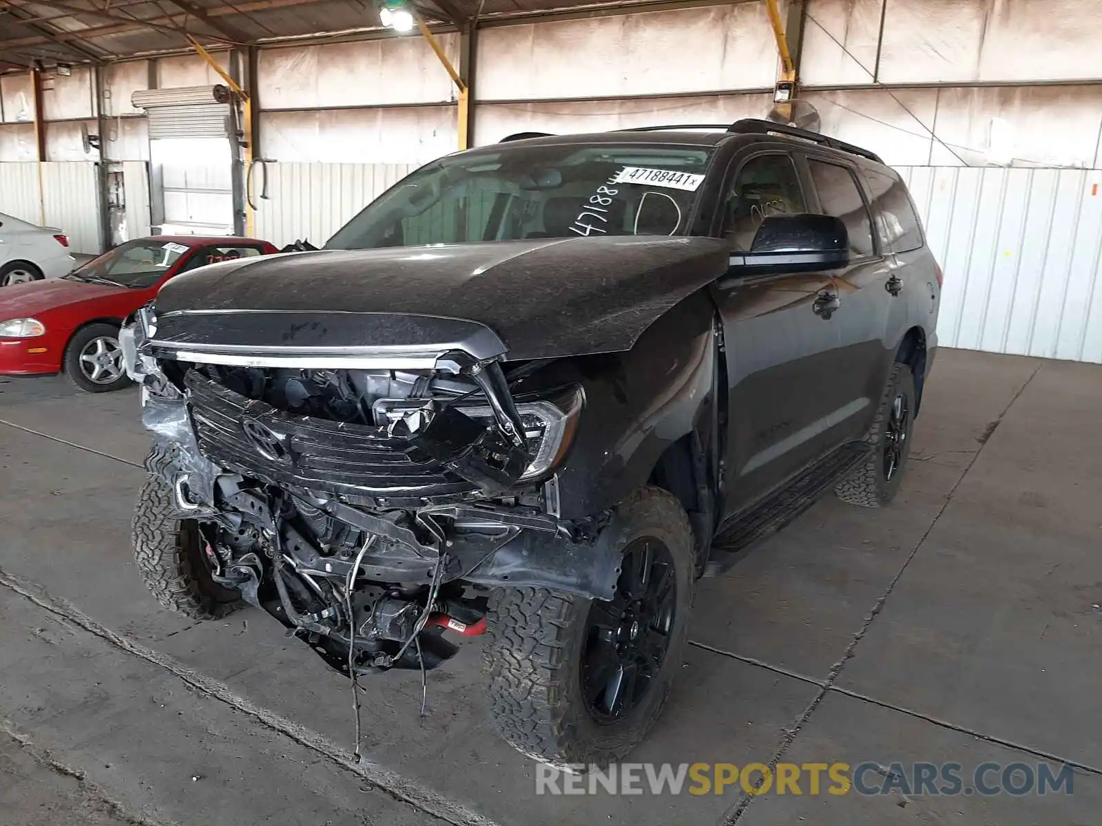 2 Photograph of a damaged car 5TDBY5G12KS174214 TOYOTA SEQUOIA 2019