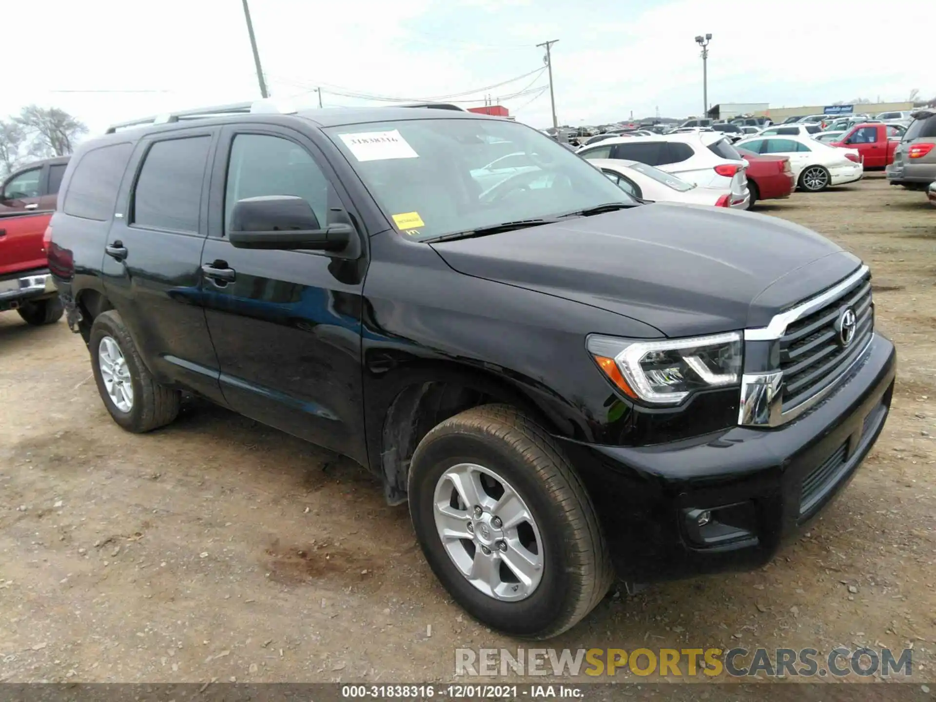 1 Photograph of a damaged car 5TDBY5G13KS167272 TOYOTA SEQUOIA 2019