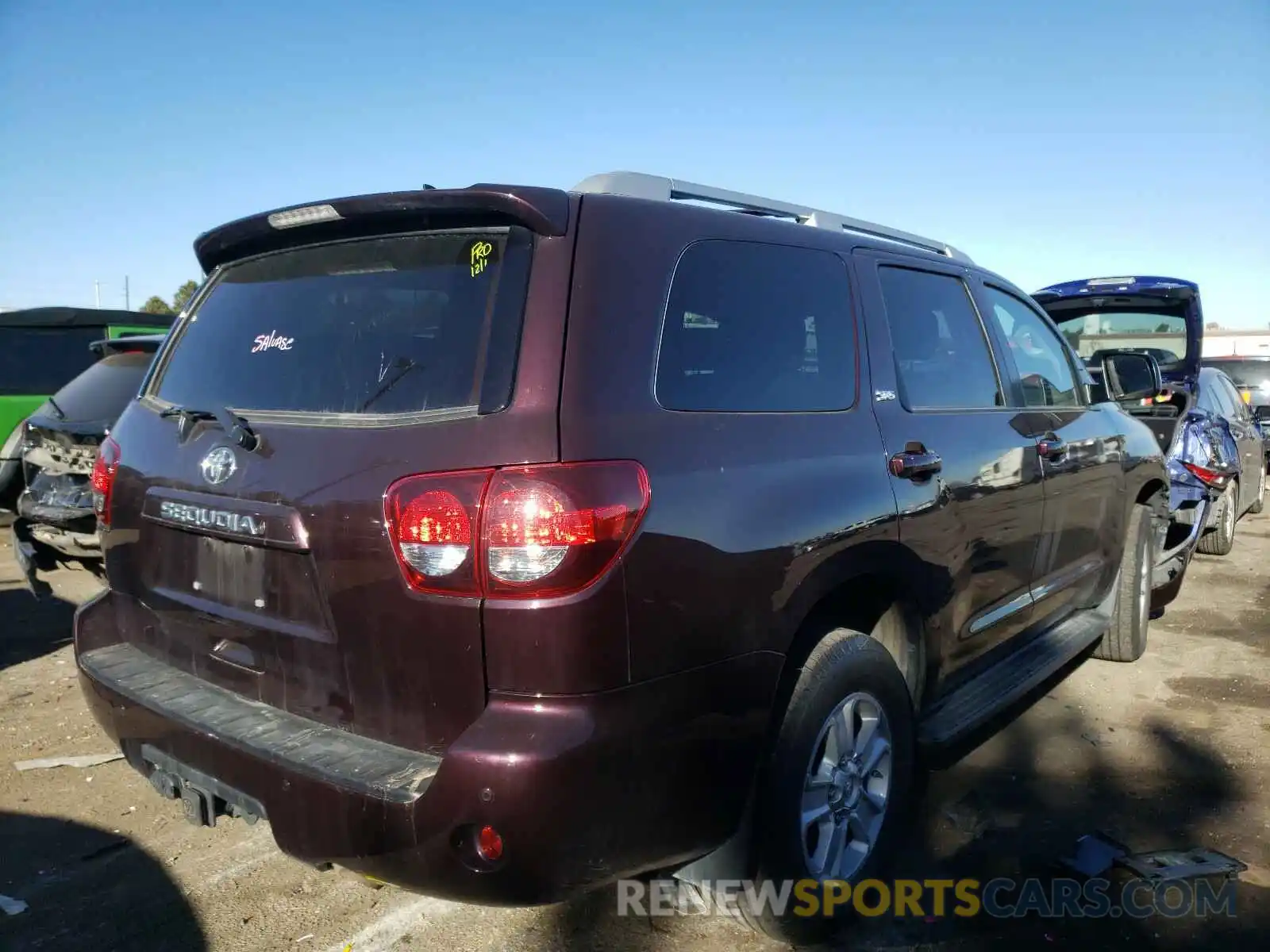 4 Photograph of a damaged car 5TDBY5G13KS169510 TOYOTA SEQUOIA 2019