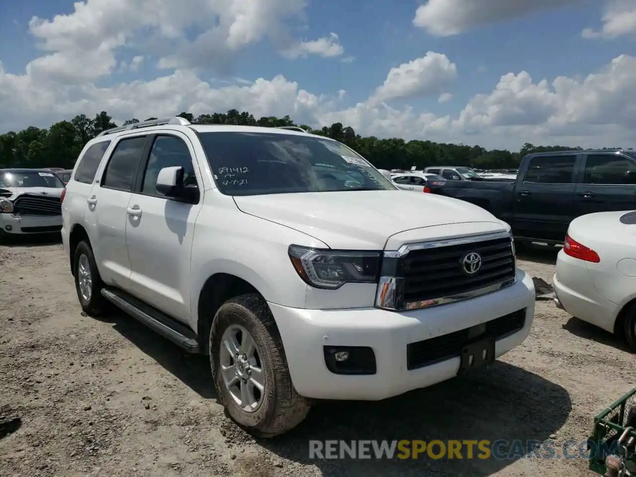 1 Фотография поврежденного автомобиля 5TDBY5G13KS169913 TOYOTA SEQUOIA 2019