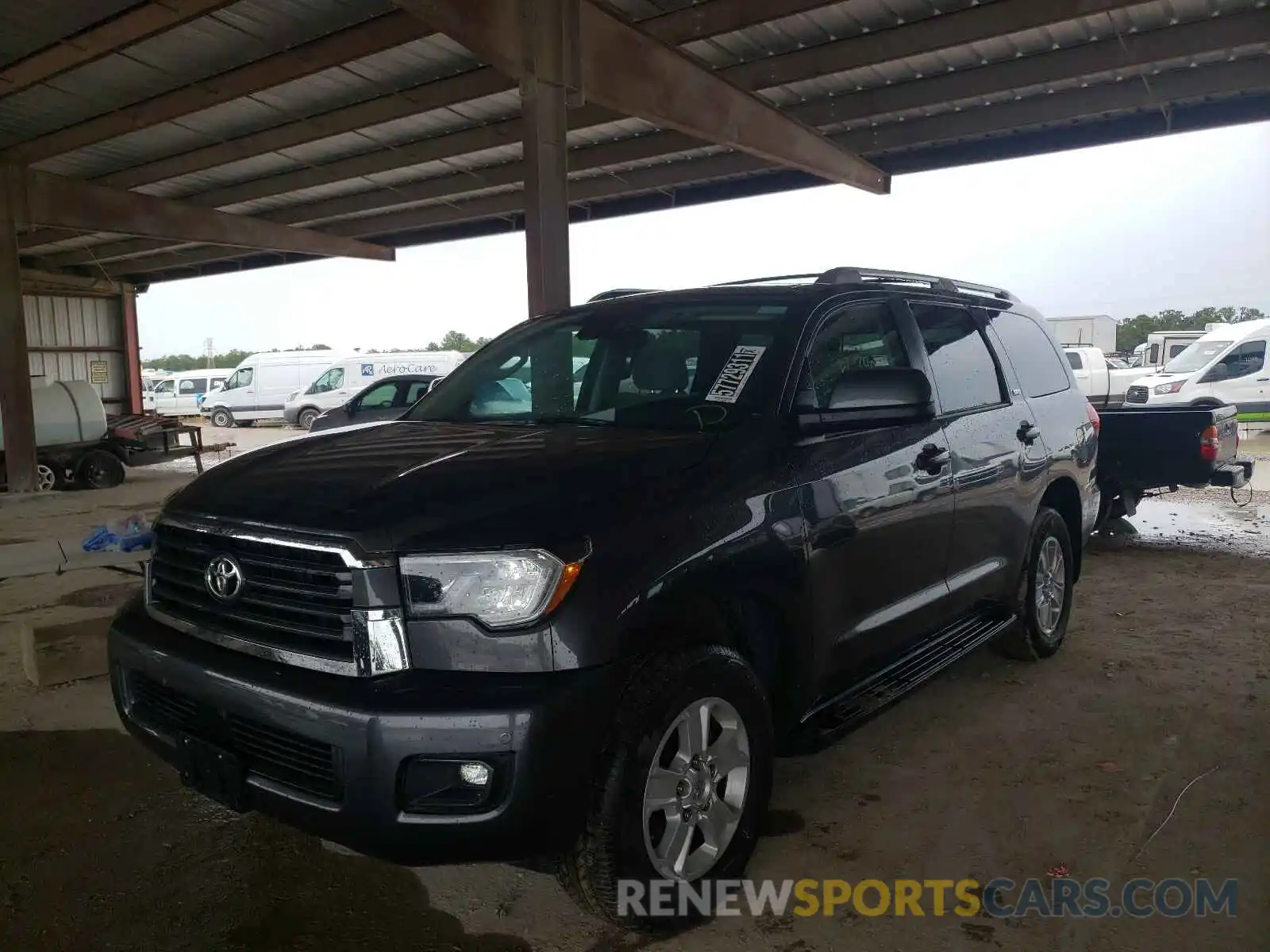 2 Photograph of a damaged car 5TDBY5G13KS170642 TOYOTA SEQUOIA 2019