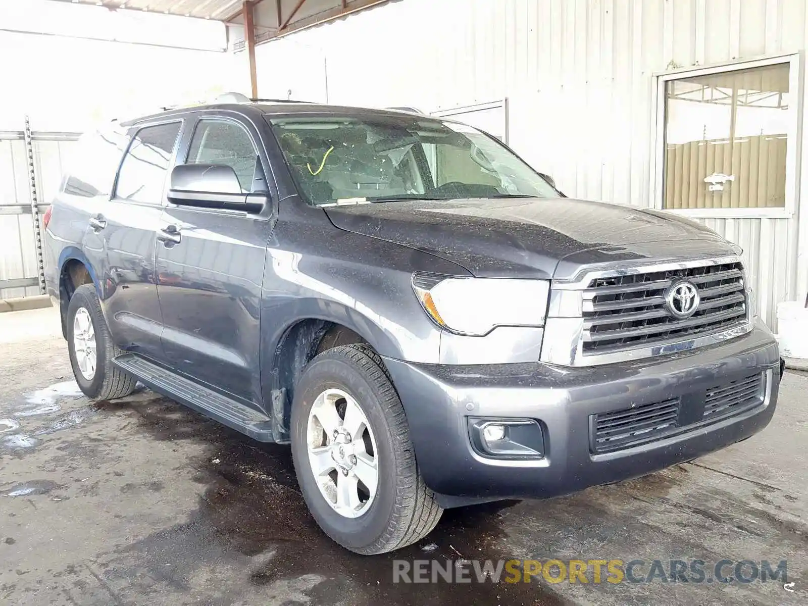 1 Photograph of a damaged car 5TDBY5G13KS170947 TOYOTA SEQUOIA 2019