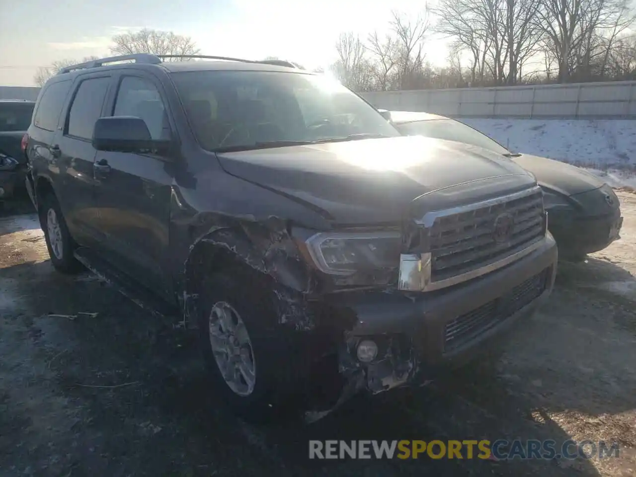 1 Photograph of a damaged car 5TDBY5G13KS170978 TOYOTA SEQUOIA 2019