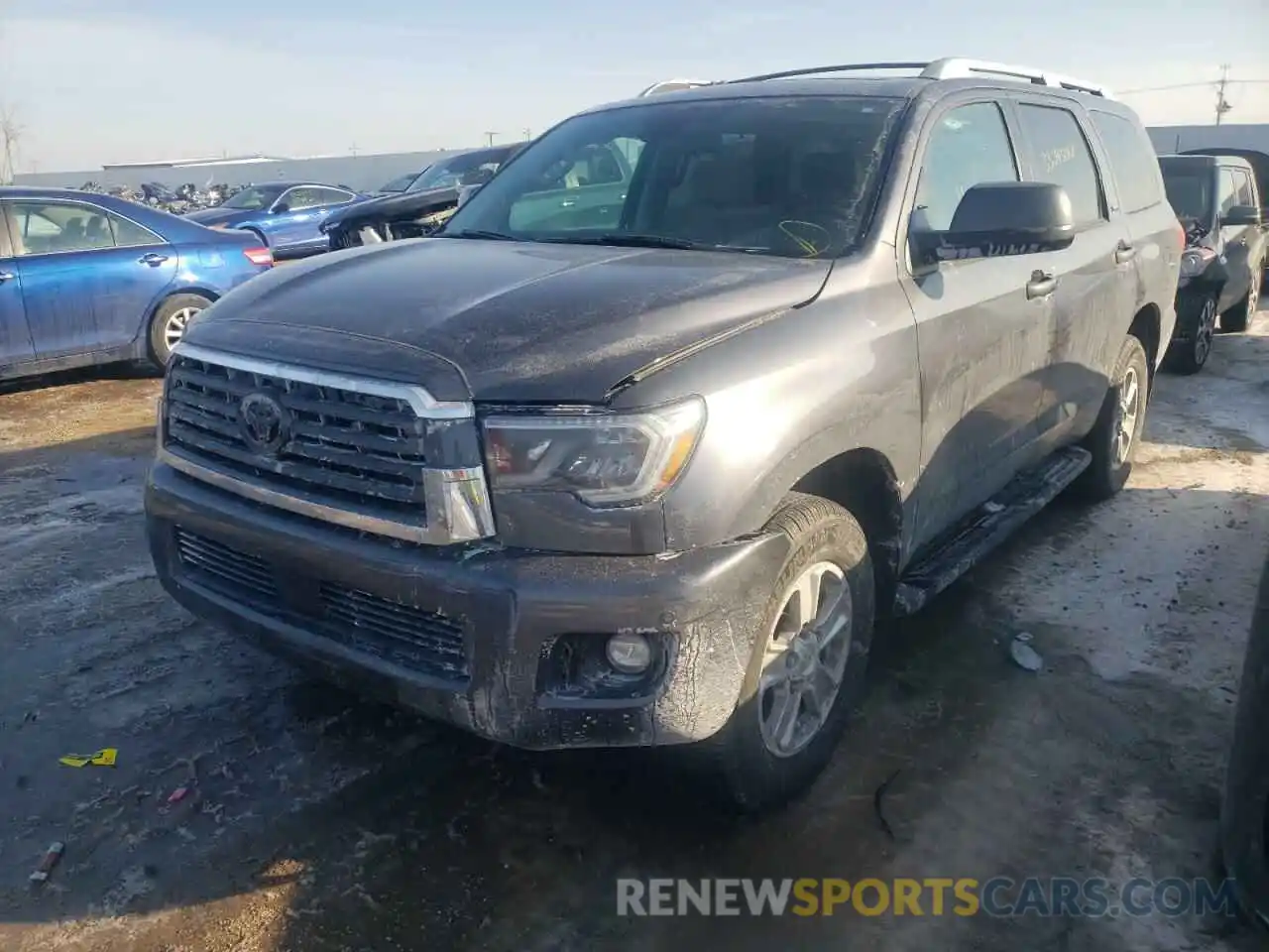 2 Photograph of a damaged car 5TDBY5G13KS170978 TOYOTA SEQUOIA 2019