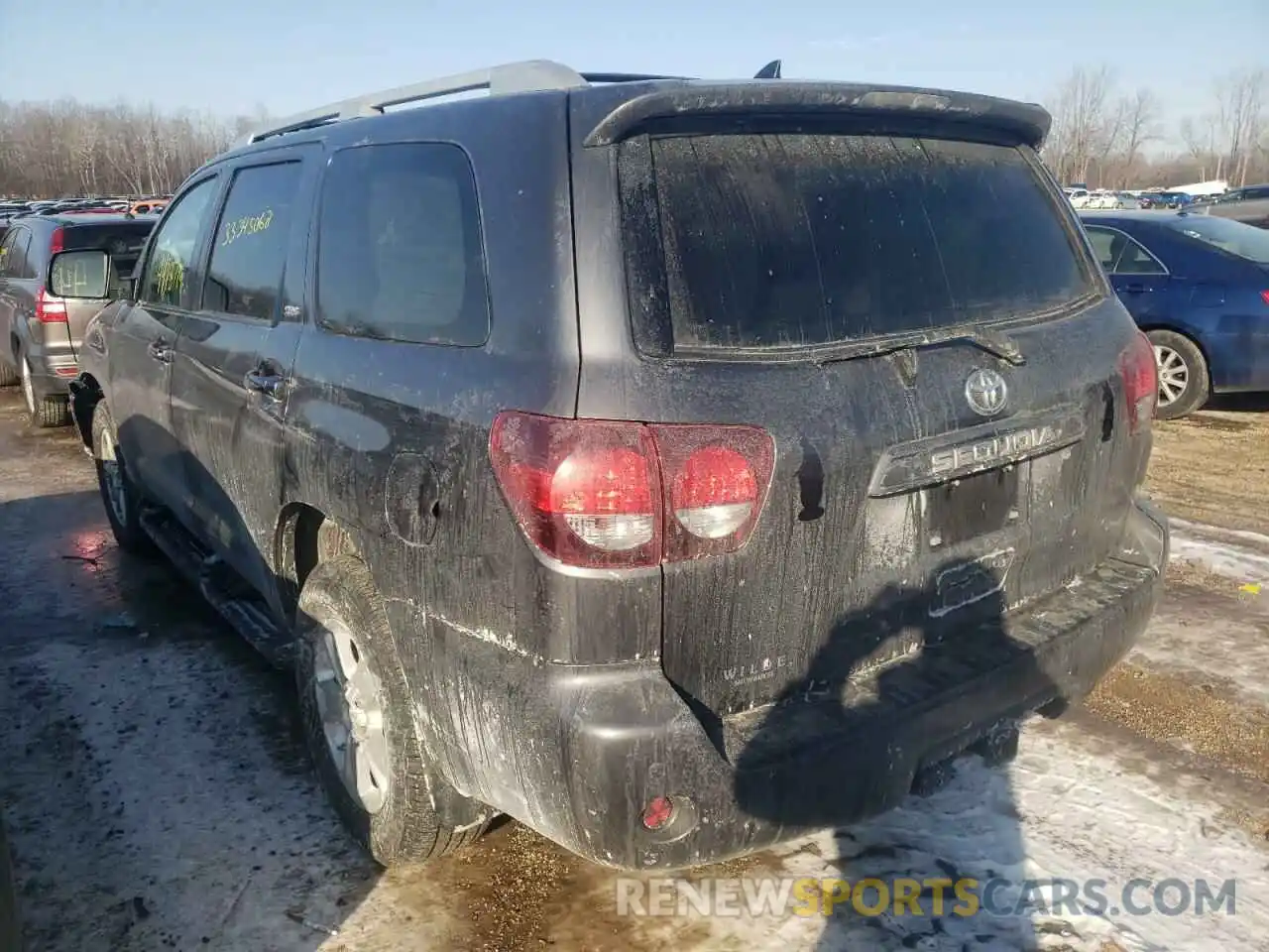 3 Фотография поврежденного автомобиля 5TDBY5G13KS170978 TOYOTA SEQUOIA 2019