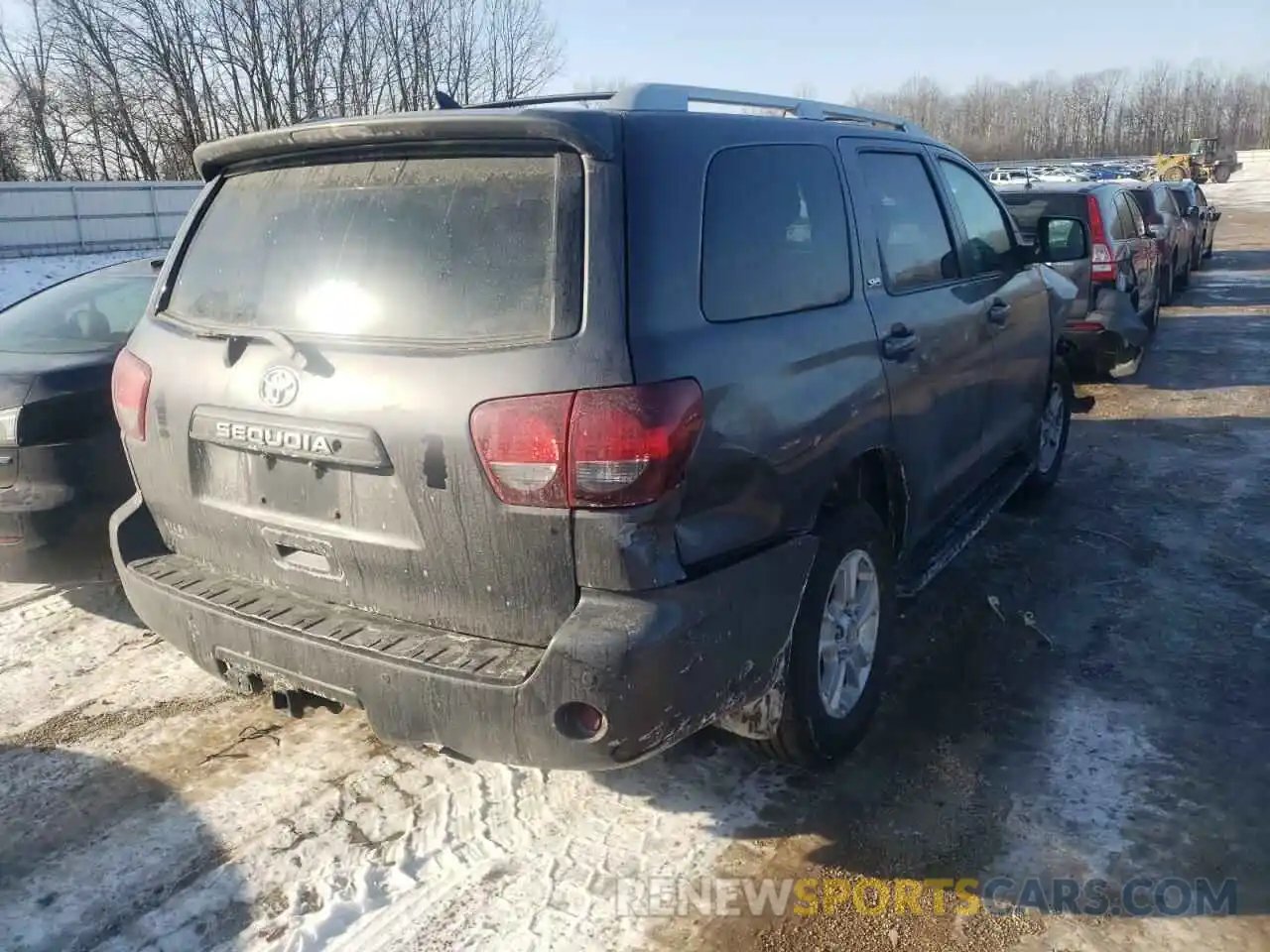 4 Фотография поврежденного автомобиля 5TDBY5G13KS170978 TOYOTA SEQUOIA 2019